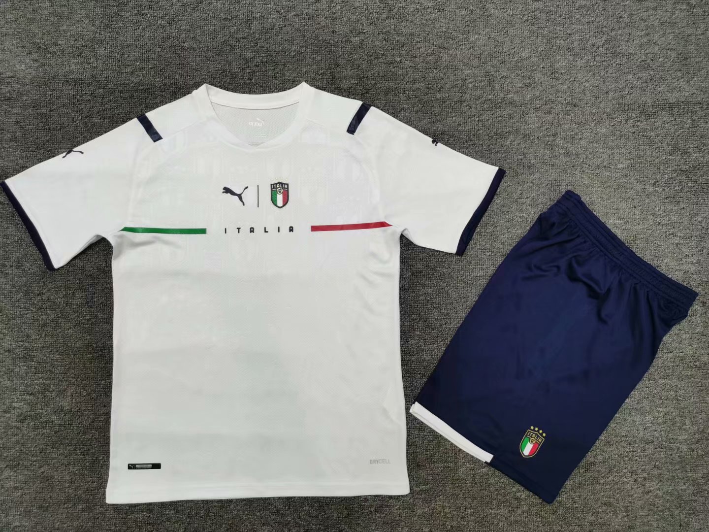 2021-2022 Italy Away White Soccer Uniform-302