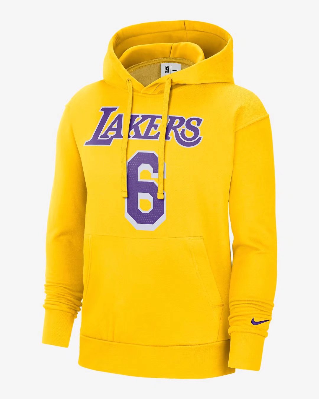 2020-2021 NBA Los Angeles Lakers Yellow With Hat Tracksuit Top-815