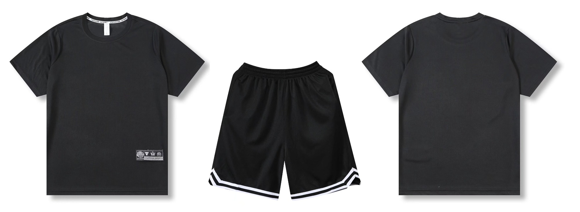 Popular Design Fashion Sportswear Sports Black Activewear Casual Uniform-YW