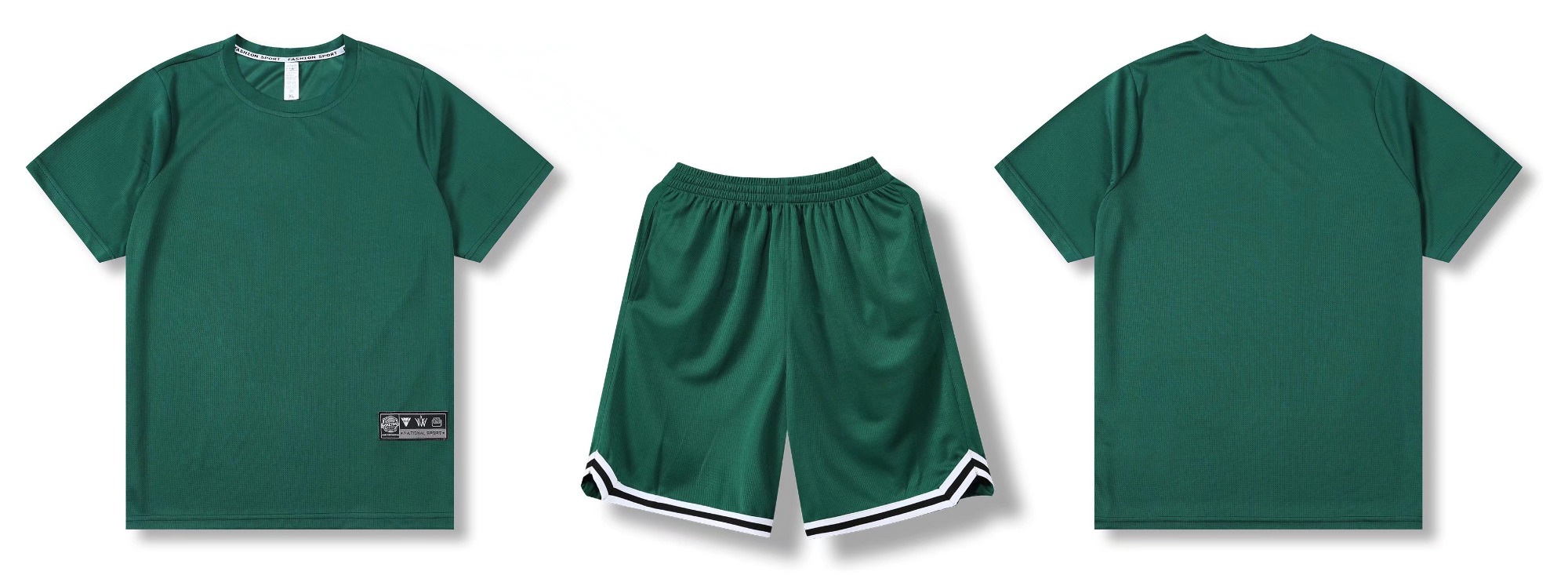Popular Design Fashion Sportswear Sports Green  Activewear Casual Uniform-YW