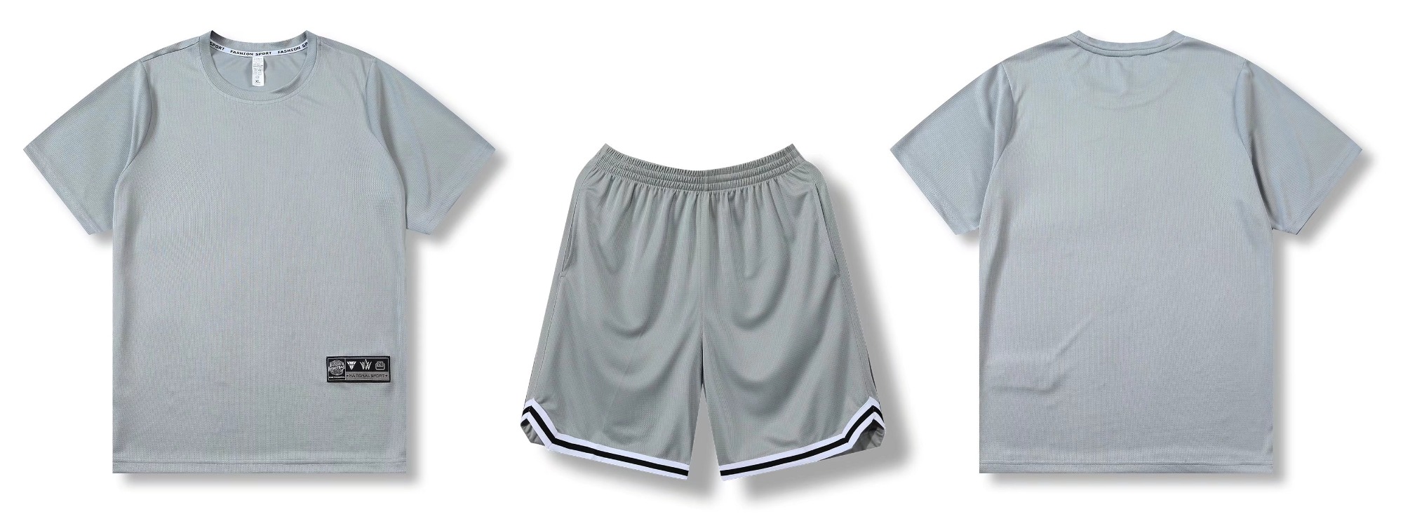 Popular Design Fashion Sportswear Sports Gray Activewear Casual Uniform-YW